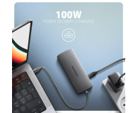 Axagon HMC-8HLSA, USB 5Gbps, 3x USB-A, HDMI 4k/60Hz, RJ-45, SD/mSD - 1353439 - zdjęcie 2
